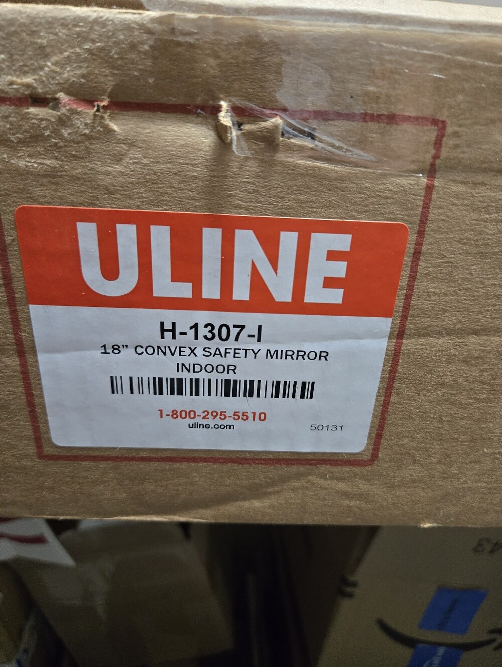 ULINE 160 Degree 18" Convex Indoor Security Mirror Circular 18" New In Box.